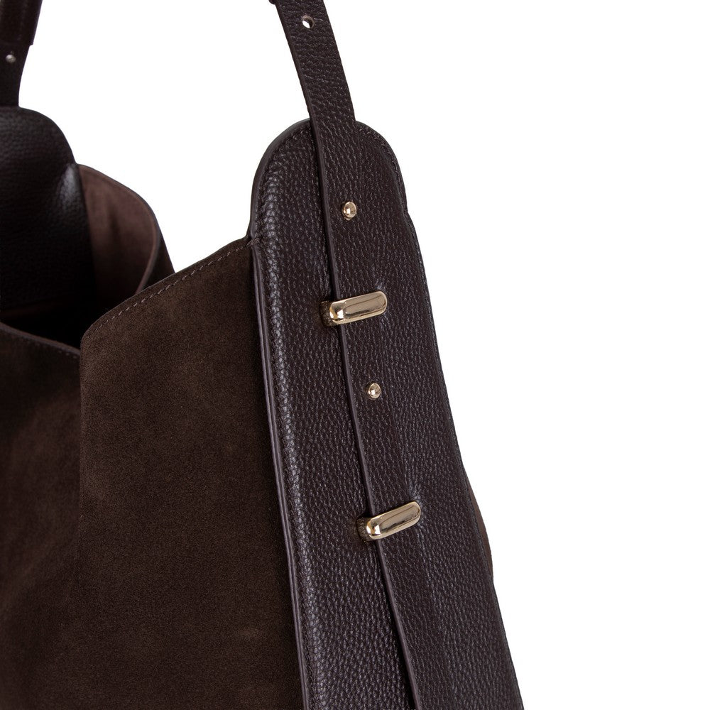 Carina Suede Leather Women’s Tote Bag – Suede Leather Shoulder Bag for Everyday Elegance | Minimal & Handcrafted